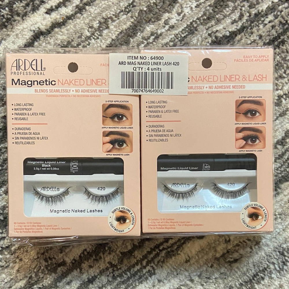 Ardell Professional magnetic, naked lashes 420 new - 4 boxes